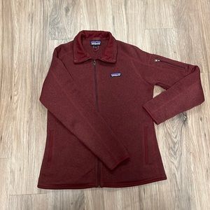 GUC! Women’s Patagonia Better Sweater Zip Up Jacket Burgundy Large